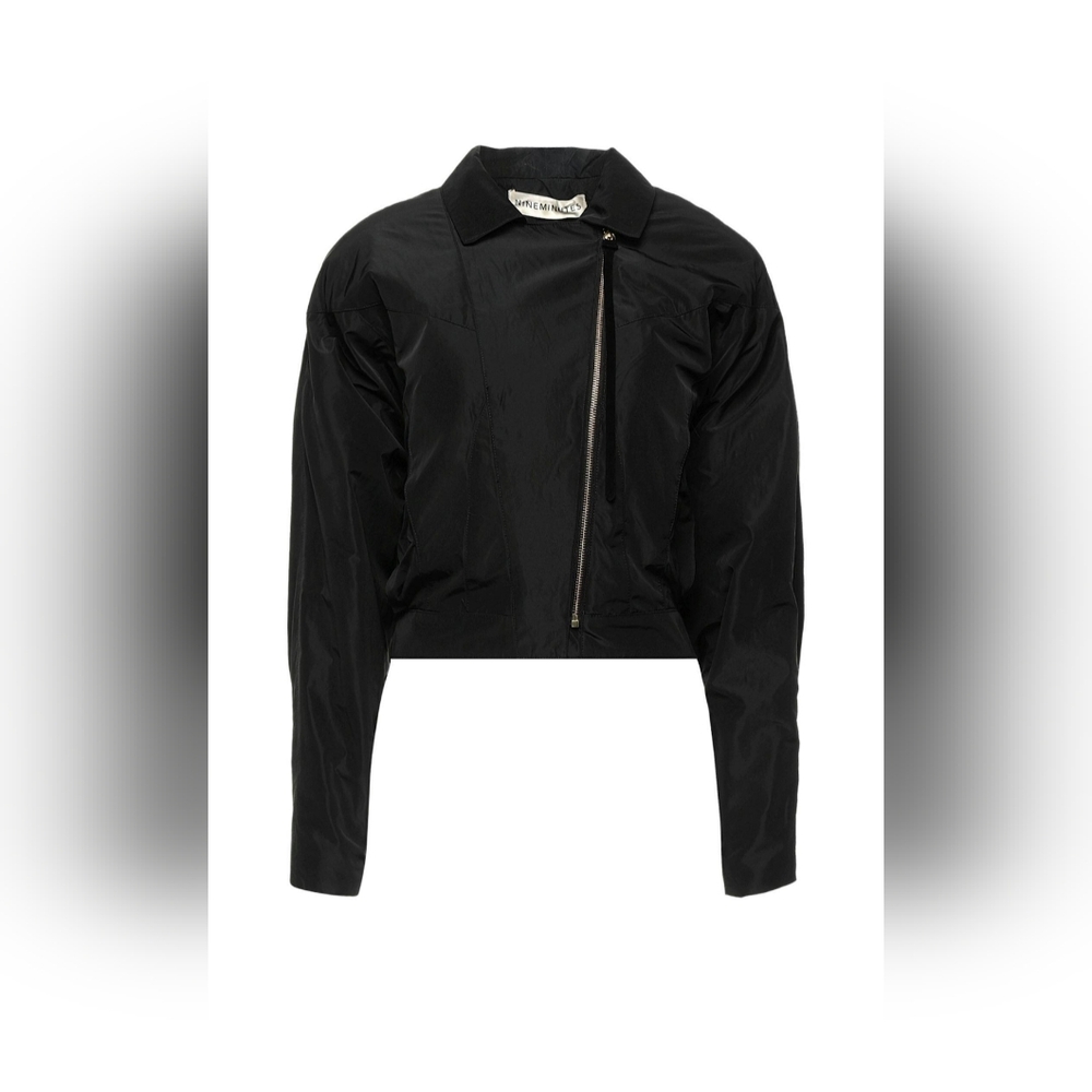 Nine Minutes Black Bomber Jacket